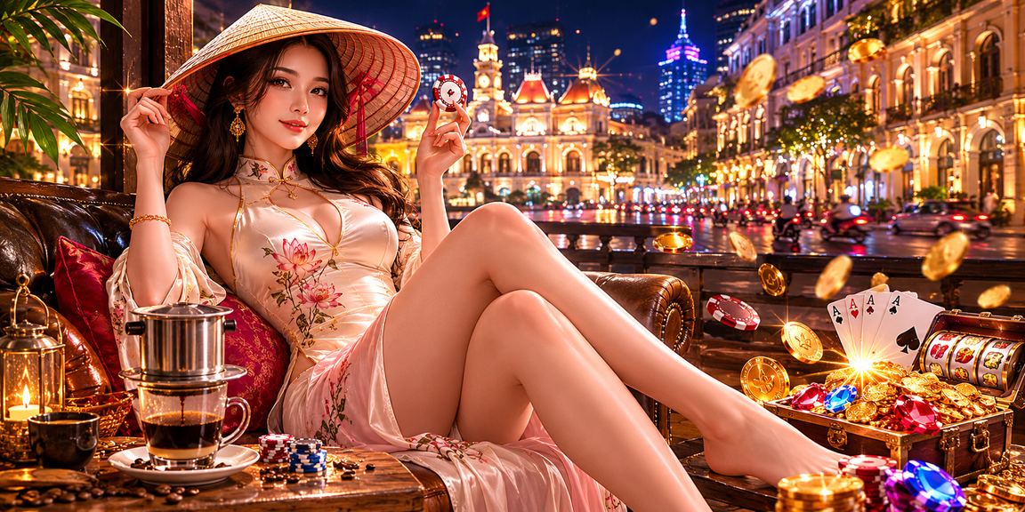 Ứng dụng casino 14600 phong cách Sài Gòn với nón lá