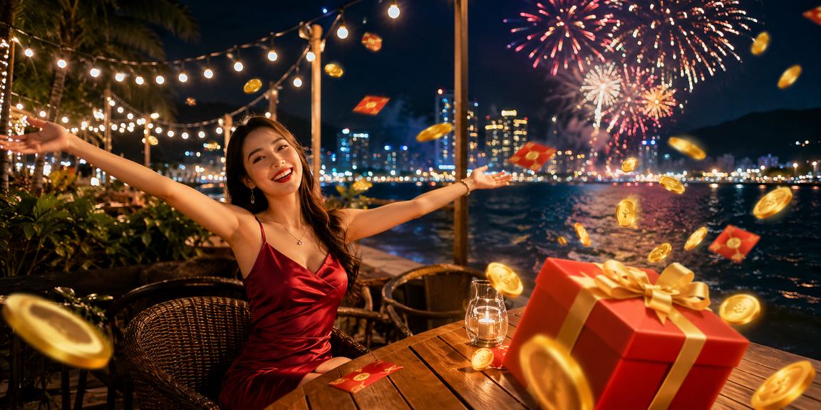 Phong bì đỏ may mắn và bonus tại Quy Nhơn bên ly cà phê Việt